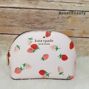 Kate Spade Wild Strawberries Cosmetic Case Dome